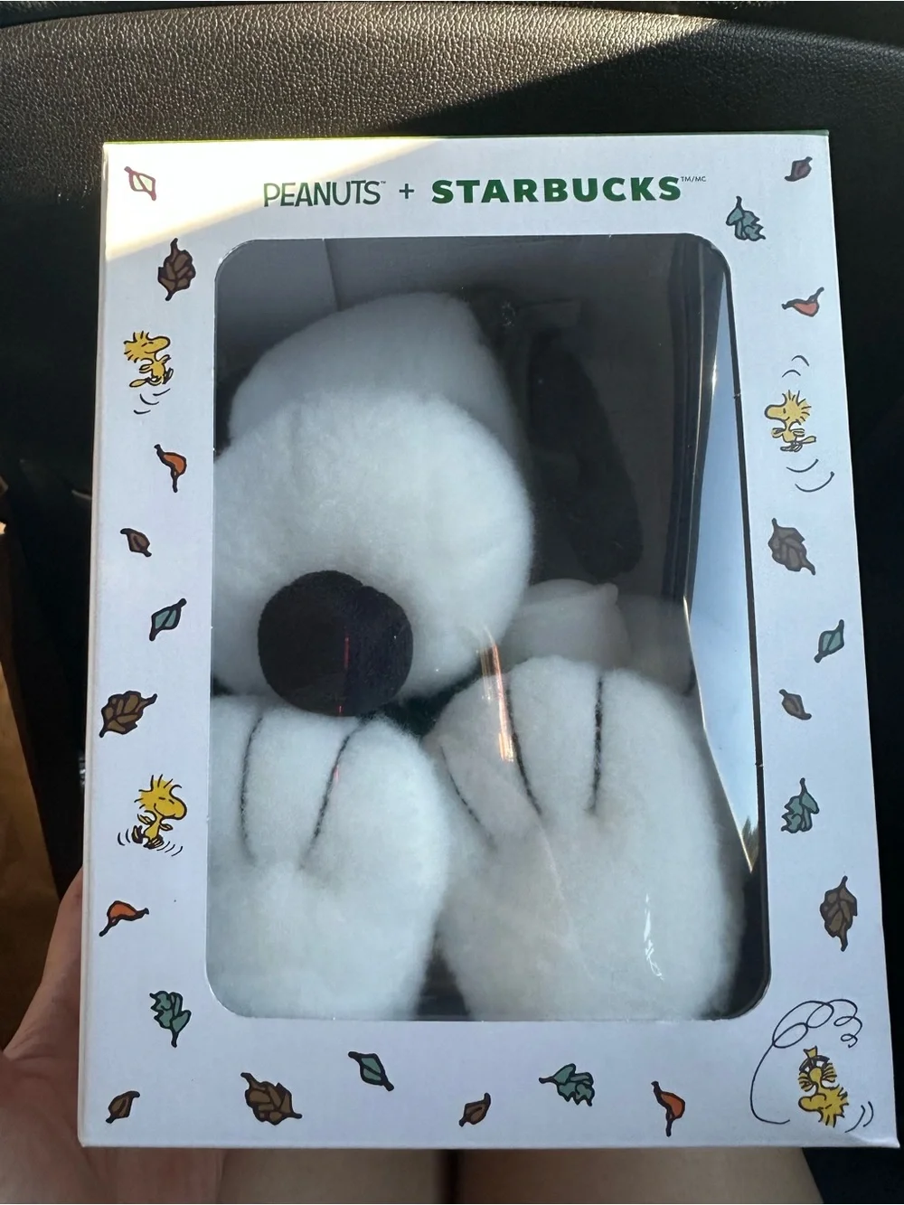 Peanuts x Starbucks Snoopy Plush Dog Toy - White & Black